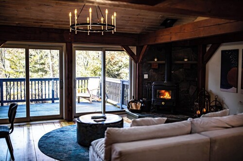 Retreat Villa: Theater, Yoga Studio, Group Spaces | Dream House in the Gunks