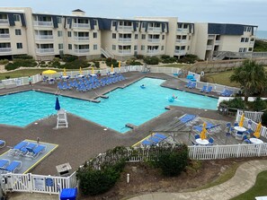 Indoor pool, outdoor pool