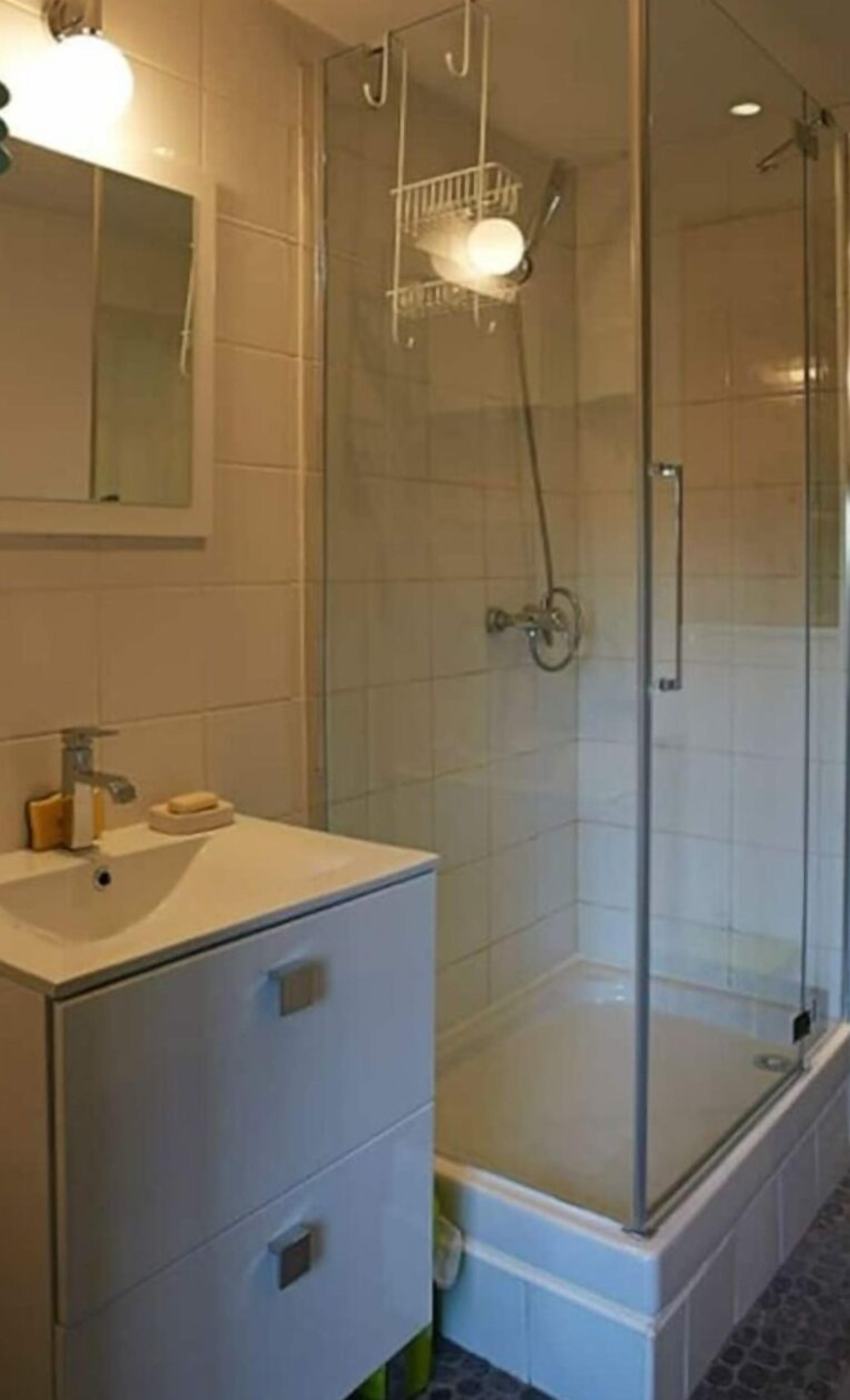 Bañera, toallas
