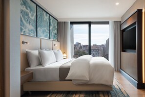 Premium Suite, 1 Bedroom, Balcony | Premium bedding, in-room safe, desk, laptop workspace