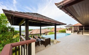 Terrace/patio - Luxury sea view Thai-style pool villa (Koh Samui)