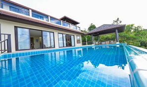 Pool - Luxury sea view Thai-style pool villa (Koh Samui)