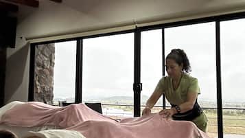 Hot stone massages, deep-tissue massages, Swedish massages