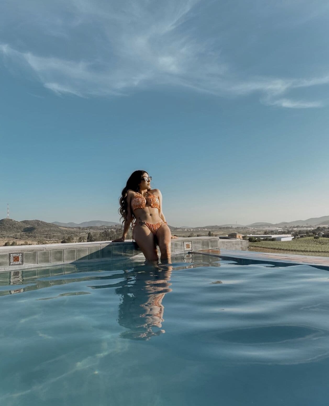 Piscina externa sazonal