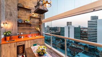 Duplex luxo | Varanda coberta