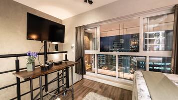 Duplex luxo | 1 quarto, roupas de cama de algodão egípcio, roupas de cama premium