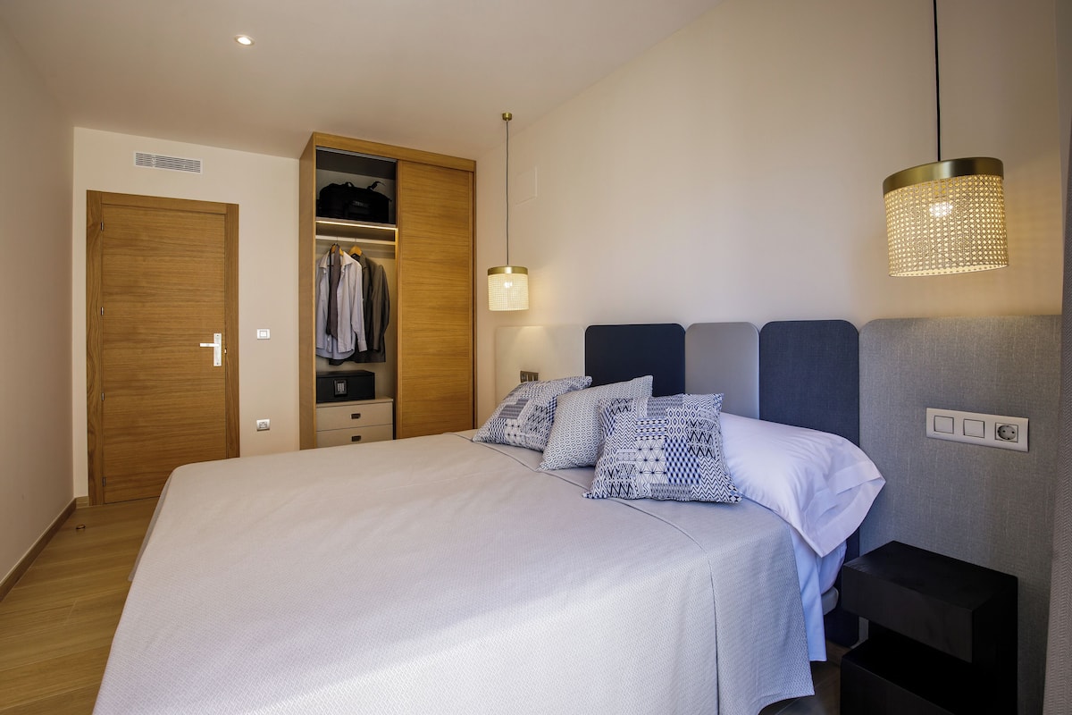 2 habitaciones y ropa de cama de alta calidad