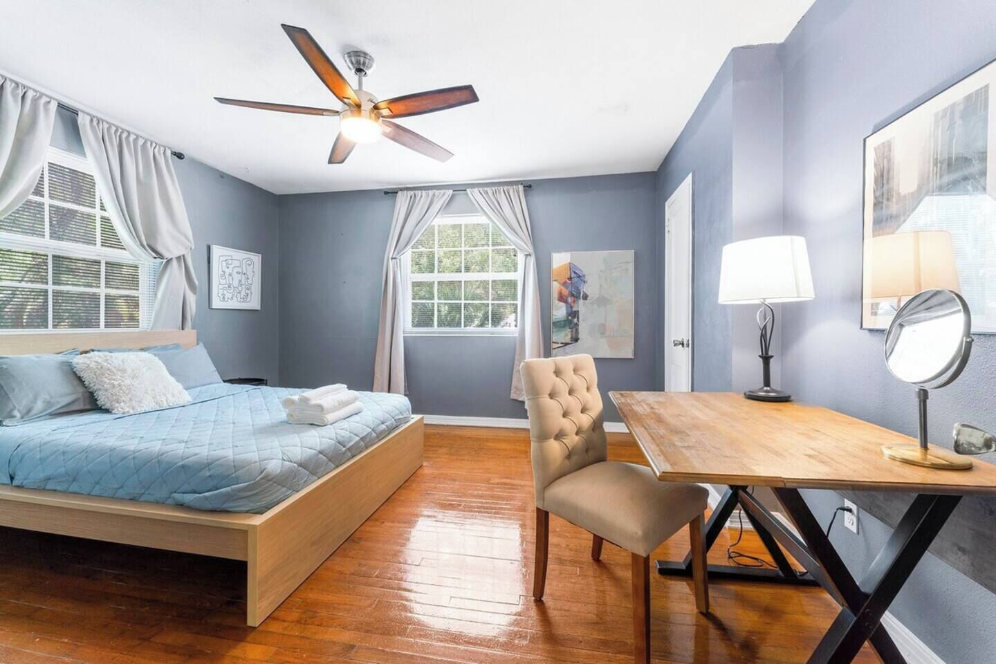 1 Schlafzimmer, laptopgeeigneter Arbeitsplatz, kostenloses WLAN