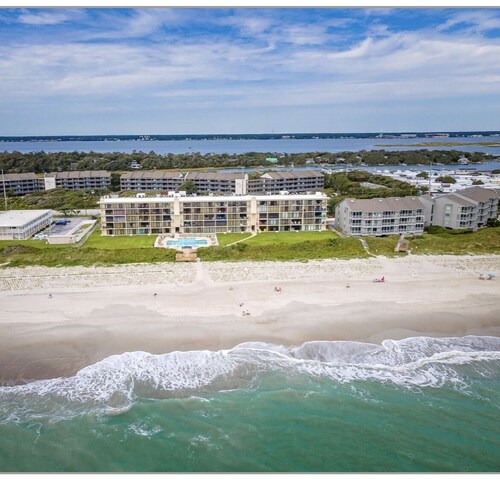 Spacious Beachfront Condo just steps away from ocean and pool