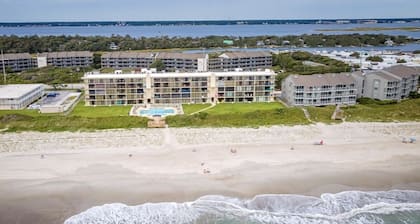 Spacious Beachfront Condo just steps away from ocean and pool