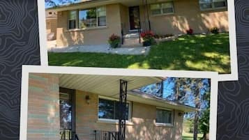 Vista frontal de la propiedad