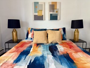 2 makuuhuonetta, silitysrauta/-lauta, ilmainen Wi-Fi