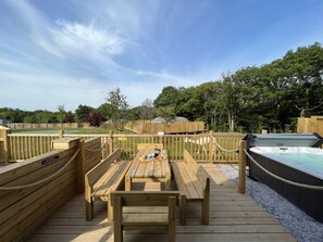 Premium Tent, Private Bathroom, Garden View | Exterior - Lion King Safari Tent (Tenby)