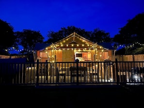 Premium Tent, Private Bathroom, Garden View | Exterior - Lion King Safari Tent (Tenby)
