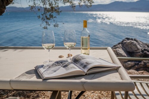 Waterfront Luxury Stone-built 72sqm Villa in Olive Grove