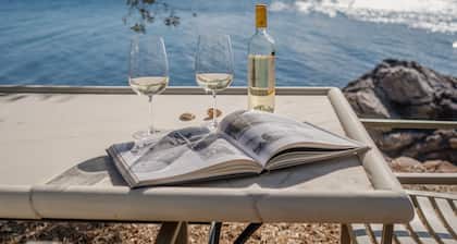 Waterfront Luxury Stone-built 72sqm Villa in Olive Grove