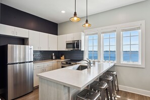 Lakeside Two-Bedroom Cabin with Bunk Nook | Private kitchen