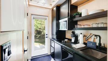 Cabin, 1 King Bed (Bunkies-The Commissioner) | Private kitchen