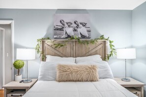 4 soverom, skrivebord, strykejern/-brett og wi-fi (inkludert)