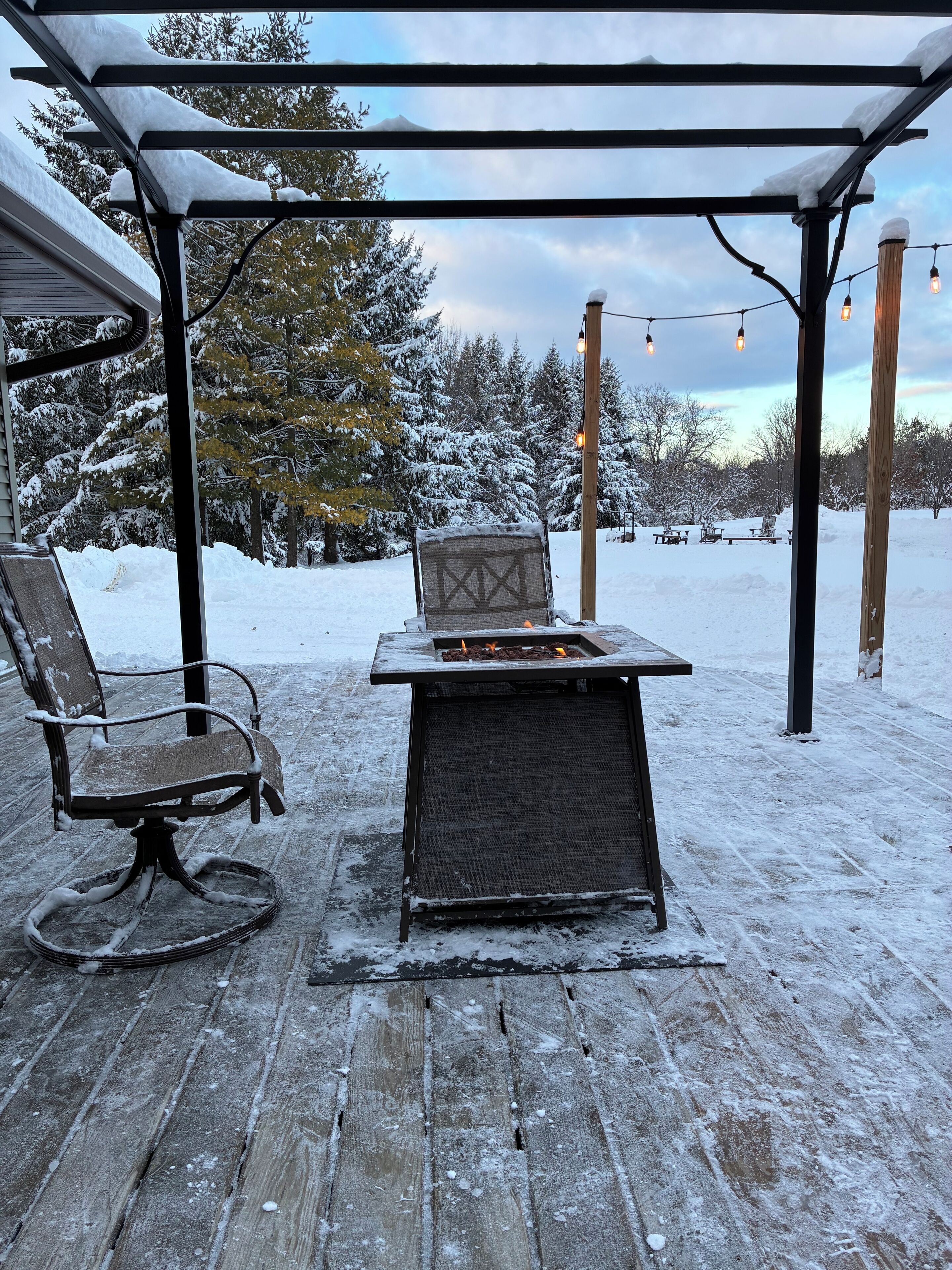 Enceinte de l’hébergement
