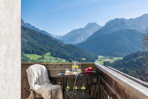 HFerienwohnung Häuslerhof Betula mit Bergblick, Balkon und WLAN