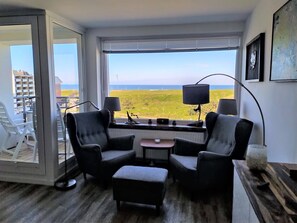 TV, stereo - House Brandenburg App. 43 with lake view - 2 room apartment with breathtaking views (Sylt)