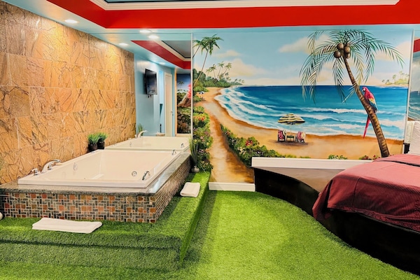 Premium bedding, down duvets, memory-foam beds, individually furnished