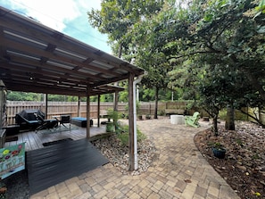 Terrace/patio - Tiny for Two + Small Dog OK! -  Near BEACH, SPORTS COMPLEX, OWA, TANGER (Foley)