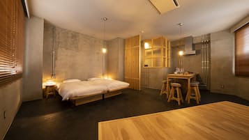 Eenvoudige studio, niet-roken, keuken | Een laptopwerkplek, gratis wifi, beddengoed