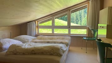 3 chambres, Wi-Fi gratuit, draps fournis