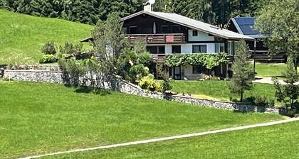 Appartement de vacances Fewo 2 am Auweg avec vue sur la montagne, jardin partagé et Wi-Fi.