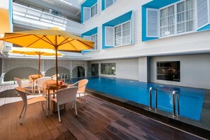Outdoor pool - King Bed Thematic Room in Kuta Beach Area (Bali)