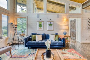 TV connectée, cheminée