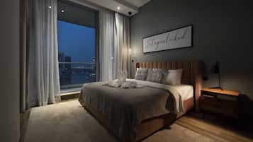 Premium One Bedroom Apartment with Kitchen & Balcony | 1 bedroom, in-room safe, individually furnished, desk