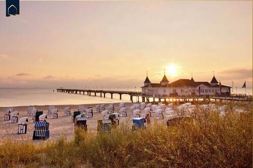 Gemütliche Ferienwohnung in Ahlbeck mit Terrasse – nur 200 m zum Strand!