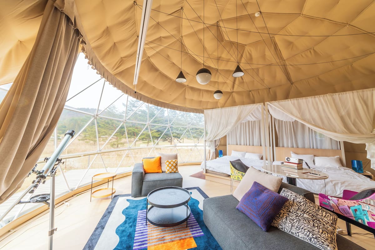 EXECUTIVE SUITE single dome 8m | In-room safe, WiFi, bed sheets