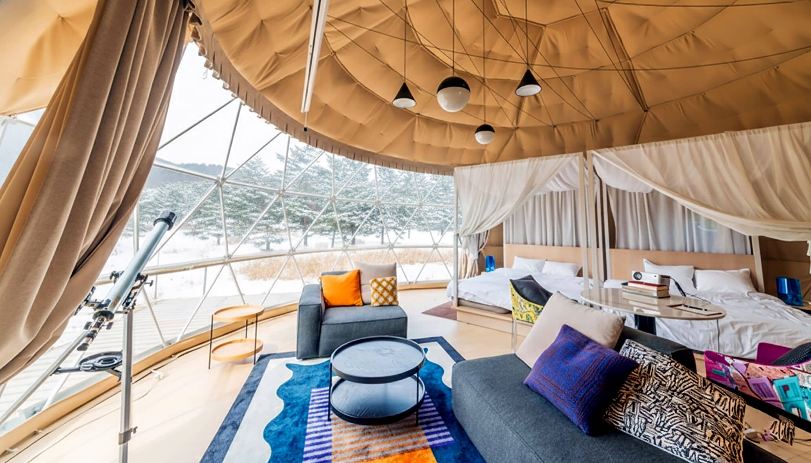 EXECUTIVE SUITE single dome 8m | In-room safe, WiFi, bed sheets