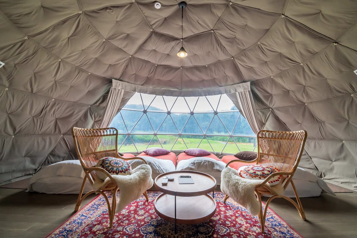 Chambre Standard, Plusieurs lits, non-fumeur (single dome 4 beds) | Coffre-fort, Wi-Fi, literie fournie