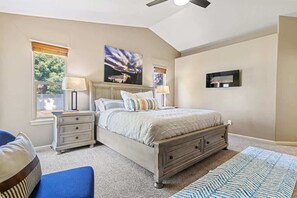 6 bedrooms, iron/ironing board, travel crib, WiFi