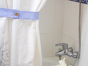 Hair dryer, towels