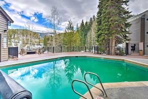 A heated pool - Ski-In/Ski-Out Studio at Winter Park Base! (Winter Park)