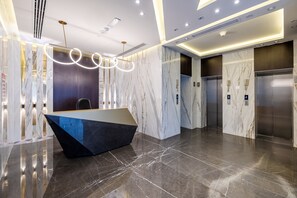 Reception - Unlock Waters Edge (Dubai)