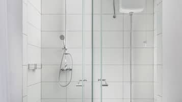 Free toiletries, hair dryer, towels