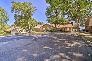 Exterior - Grand Lake Views + Fire Pit: Monkey Island Home! (Afton)