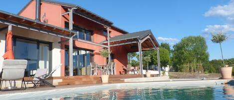 屋外プール、温水プール