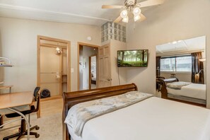 5 habitaciones, escritorio, tabla de planchar con plancha y wifi 