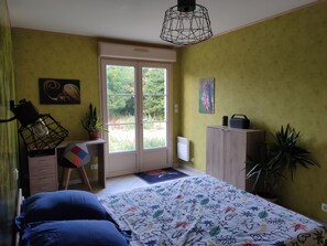 2 slaapkamers, een bureau, gratis wifi, beddengoed