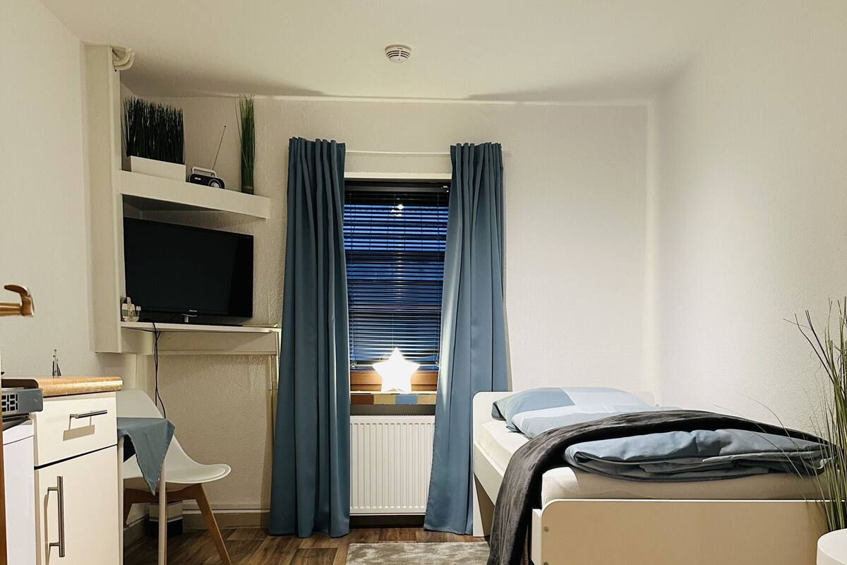 Enkeltrom – classic, privat bad, bakgårdsutsikt (Knechtsand) | Innvendig