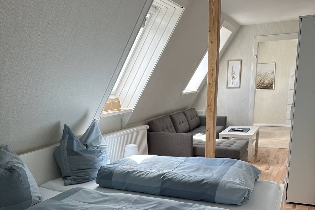 Studio – standard, privat bad, bakgårdsutsikt (Blockhaus Wohnung 3) | 1 soverom