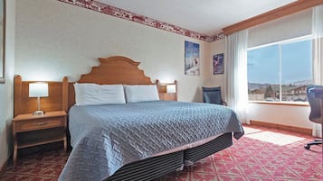 1 slaapkamer, een bureau, gratis wifi, beddengoed